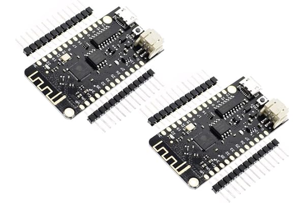 TECNOIOT 2 st LOLIN32 Lite WiFi Bluetooth utvecklingskort ESP-32 ESP32 CH340 CH340G MicroPython