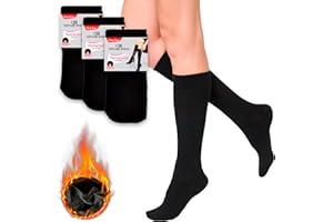 DIVABONNA 3 Paia Gambaletti Termici Donna in Pile Microfibra 480 DEN - Calze Termiche