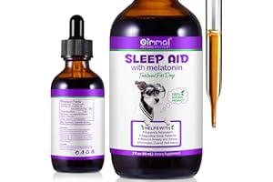 Vortexonix Melatonin for Dogs & Cats, Dog Melatonin, Promote Relaxation & Deep Sleep for Cat & Dog, Helps with Noise, Fireworks, Separation Anxiety & Travel & Stress Anxiety