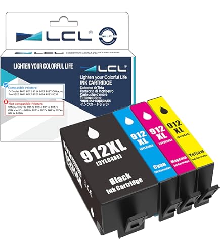 2 Go Inks Set Of 4 Cartridges To Replace Brother LC223 Compatible/non-OEM For Brother DCP And MFC Printers (8 Inks),Black, Cyan, Magenta,Yellow - View #2