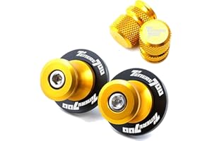 TEAUSA Ajuste for Yamaha Tenere 700 Tenere700 T7 Rally World Raid 2022 2023 Accesorios de Motocicleta Tapa de válvula 6mm basculante carretes Soporte Tornillo (Size : Combo-Gold)