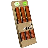 eco nature - Eco Friendly Ball Pen Set | Environmentally Friendly Slogan Pen Set | for Home, School Or Office Use | Great As 