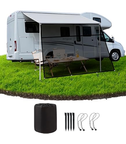 Fiamma Sun View XL 325 voorwand schaduwdoek 310 x 190 cm