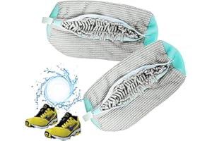 STFYUG Schuhwaschbeutel, Schuhbeutel Waschmaschine,Schuhwaschbeutel Waschmaschine, Waschbeutel Schuhe, Waschbeutel Schuhe mit Reißverschluss, Schuh waschbeutel für waschmaschine(2/Gray)