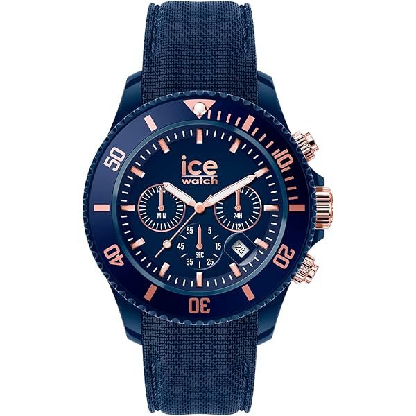 Ice-Watch - ICE chrono Trilogy - Zwart herenhorloge met siliconen armband - Chrono - 019842 (Large