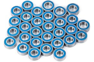 AXspeed 30Pcs RC Complete Bearing Kit for Tamiya 1/14 Semi Grand Freight Globe Liner R620 King Hauler Crawler Car Upgrade Parts