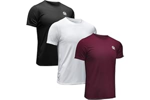 MEETWEE T-Shirt de Sport Homme, Baselayer Manches Courtes Maillot Running Tee Shirt Vetement de Fitness Football Jogging