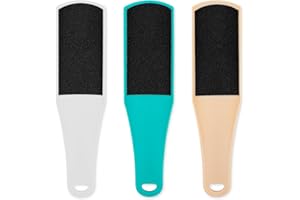 WISEJOY 3 pcs Lima de Callos, Eliminador de Callos Profesional Exfoliante de Pies Doble Superficie Abrasiva para Elimina durezas y callosidades