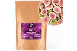 BRIX, GROWN FOR FLAVOUR BRIX Fichi Liofilizzati | 100% Fico Essiccato Naturale 95 g | Frutta Disidratata con Fantastico Sapore | Non-OGM, Senza Glutine, Vegano e Vitamine Preservate