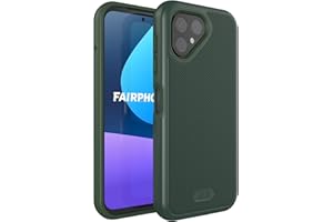 TUDIA DualShield Grip zaprojektowany dla Fairphone 5 etui (2023), [MergeGrip] dwuwarstwowa warstwa klasy wojskowej, odporna na wstrząsy, wąska, wytrzymała, wytrzymała obudowa ochronna na telefon