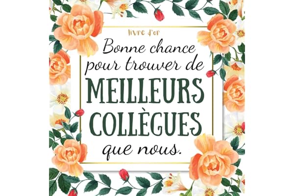 meilleurs collègues: livre d'or depart collegue Travail homme femme , cadeau départ retraite humoristique , Alternative carte depart collegue , à personnaliser de photos et messages