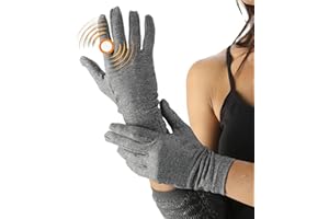 Spikenergy Guanti Per Artrosi Alle Mani Elettro Magnetoterapia - Usati come Polsiera per Tendinite Polso, Per Artrite, Rigidità Articolare, Dispositivo Medico Detraibile -Made in Italy