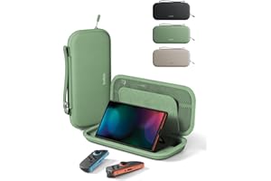 Belkin Gaming Nintendo Switch Case Travel Bag with AirTag Holder & Game Card Storage Pocket - Portable Lightweight Carrying Case with Hard Shell & Soft Interior