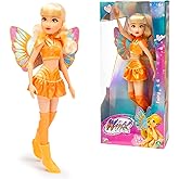 Winx Fairy Doll &ndash; Stella with Glitter Wings &amp; Articulated Joints &ndash; Removable Fairy Accessories &ndash; Radiant Transformation Look 