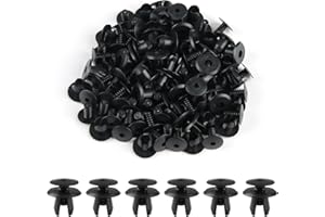 KIKI FANCY Clip di fissaggio per auto, 50 pezzi di mollette di ricambio compatibili con VW T4 T5, clip in plastica, set di clip per rivestimento auto, clip per portiera furgone