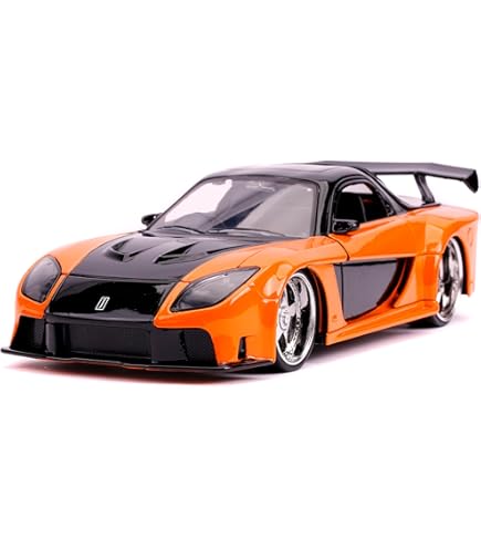 Jada Toys Fast & Furious 1:32 Han's Mazda Rx-7 Die-Cast Car, Toys