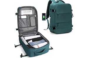 SZLX Ryanair Bagaż Podręczny 40x20x25 Plecak Damski plecak na Laptop z wyjściem USB Plecak Podróżny Easyjet Bag 45x36x20 Cabin Bag Męski Wodoodporny Plecak do Pracy Plecak Sportowy z przegrodą na buty