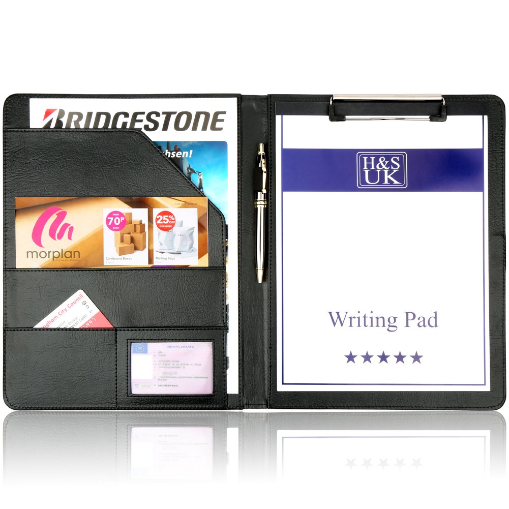 HS A4 Clipboard Folder Conference Folder Padfolio Legal Writing Pad