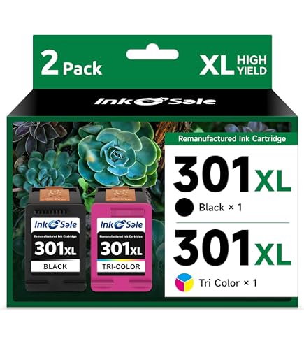LOFBLAT 301XL Druckerpatronen – 2er Pack, Ersatz Für HP 301, Für Deskjet, OfficeJet, Envy Modelle