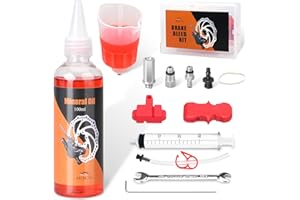 HQCM Freno de Disco hidráulico, Kit de Purga de Freno para Bicicleta hidráulica,Kit de Purga de Frenos de Bicicleta para Shimano, Magura, Tektro