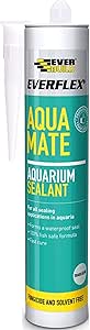 Everbuild Everflex Aqua Mate Aquarium Silicone Sealant, Transparent, 295 ml