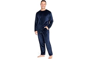 CityComfort Ensembles de Pyjama Homme Super Doux en Polaire 2 Pièces - Cadeau Homme
