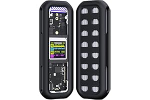 DOCKCASE Custodia in silicone resistente per M.2 NVMe SSD Enclosure - Grigio spazio - Custodia protettiva a tutta la superficie, compatibile con Explorer Edition M.2 NVMe SSD Case