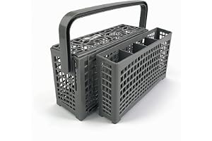 LUMITERRA Universell bestickkorg, diskmaskinkompatibel, 23,5 x (8,2 + 4) x 13 cm, universell 2-i-1 bestickkorg, med vikbart h