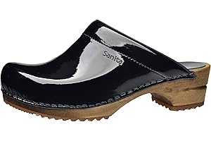 Sanita Patent Open klapki damskie