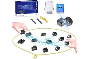 71NMLY 26pcs Juego De Imán De Mesa Magnetic Chess Game Juego De Ajedrez Magnético Juego De Piedras Magnéticas Juego Educativo De Damas, Tablero De Piedra Magnético Portátil Cumpleaños niños y Adultos Toy