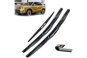KEAGGJF Pièces d'essuie-Glace Ensemble de balais d'essuie-Glace Avant et arrière pour Suzuki pour Vitara MK4 2015-2020 Pare-Brise Pare-Brise fenêtre 24"+ 16" + 10"