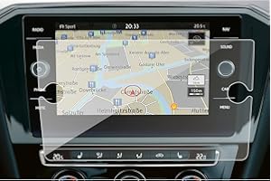 SXCY für VW T-Roc 2018-2023 2024 Displayschutzfolie 8" VW T-Roc Discover Media Screen Schutzfolie VW T Roc Zubehör 2022 2023 Tempered Glas Displayschutzfolie 9H Kratzfest Anti-Fingerabdruck