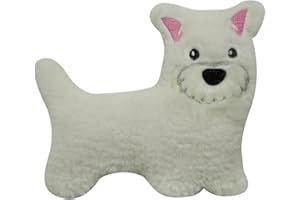 ‎PUCKATOR Puckator Pluszowe Termiczne - Westie - Psy - Nasiona pszenicy i lawendy