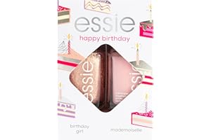 Essie Essie Base lakier do paznokci, zestaw dwóch lakierów do paznokci Birthday Girl i Mademoiselle, 2 sztuki