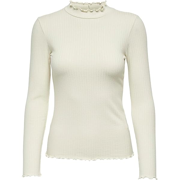 JDY Plum Lurex Knit Sweater Dames