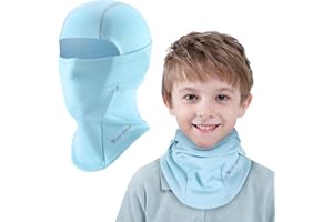 ICOCOPRO Cagoule d'hiver chaude pour enfant, coupe-vent, masque de ski, pour garçons et filles, taille unique