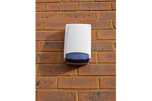 QUANAN Dummy Alarm Box Blue lens Long Lasting Strobe Flashing LED 2-3 Year Battery Life 2019 Version