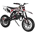 Kids dirt bike - 50cc Dirt Bikes Gas Mini Bike Kids Motorcycle, Upgrade Pit Bike Mini Motorcycle for kids, Off Road Tires, Front Rear Disc Brakes, Pull Start, Pocket Bike Gift for Child Teens