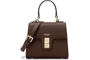 Carlheim, Kolekcja Skagen Genuine Leather Handbag, Chloe Genuine Leather Handbag (Brown), Brązowy, 70AA