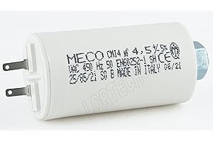 LORTECH Condensador 4,5 µF terminales 2,8 mm