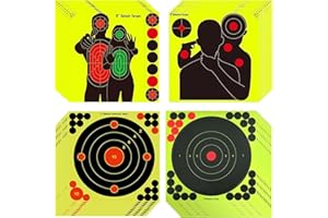 FENGJINGJIACHENG Shooting Target, 8in Bullseye Shooting Target,Shooting area will not change color.Shooting Targets Suitable for shooting training pre match training Self adhesiv