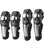 Allextreme EXPBKG4 Stainless Steel Knee Guard Breathable