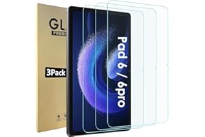 Bigqin 3 sztuki folii ochronnej na wyświetlacz kompatybilna z Xiaomi Pad 6 11,0" 2023, przezroczysta folia ochronna HD, twardość 9H, szkło hartowane, ochrona ekranu kompatybilna z Xiaomi Pad 6 Pro