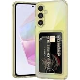 Rongep [Transparent-Kart B&ouml;lmeli] Samsung Galaxy A35 i&ccedil;in Şeffaf Kılıf Kamera Y&uuml;kseltili A 35 Koruyucu Esnek ve Hafif Tasarım