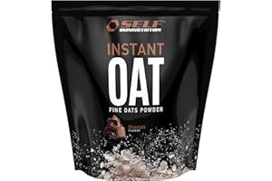 Self Omninutrition - INSTANT OAT farina d'avena proteica istantanea 1kg aromatizzata senza zucchero senza glutine e senza lattosio (1 kg (Confezione da 1), Cioccolato)