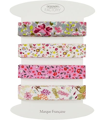 Ruban De Biais Coton Vichy 5m X 30mm - Qualité Premium Plié Simple Pour Couture, Matelassage Et Travaux Manuels