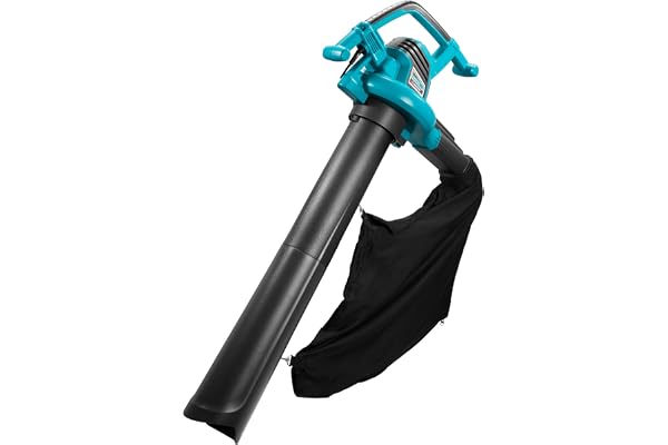 Aspirateur - Souffleur électrique ErgoJet 3000 de Gardena : souffleur/aspirateur de feuilles avec moteur de 3 000 W, puissance d'aspiration de 170 l/s, vitesse de soufflage de 310 km/h (9332-20)