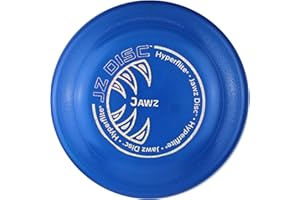 ‎HYPERFLITE Hyperflite K10 Jawz robuste & bissfeste Hunde Frisbee BLAU X-Flash Anti Glanz | Für große & kleine Hunde | Zum werfen, fangen, aportieren und Spielen