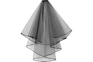 AUSUAYA Velo da sposa di nozze, Velo semplice in tulle cattedrale per addio al nubilato e matrimonio Hen Party W-V-1