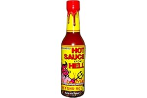 ASS KICKIN' Sauce piquante épicée Habanero de l'enfer - 148mL - Sauce Habanero Piquante Gourmet Premium pour Ailes de Buffalo, Steaks et Chili - Avertissement - Essayez si vous osez !
